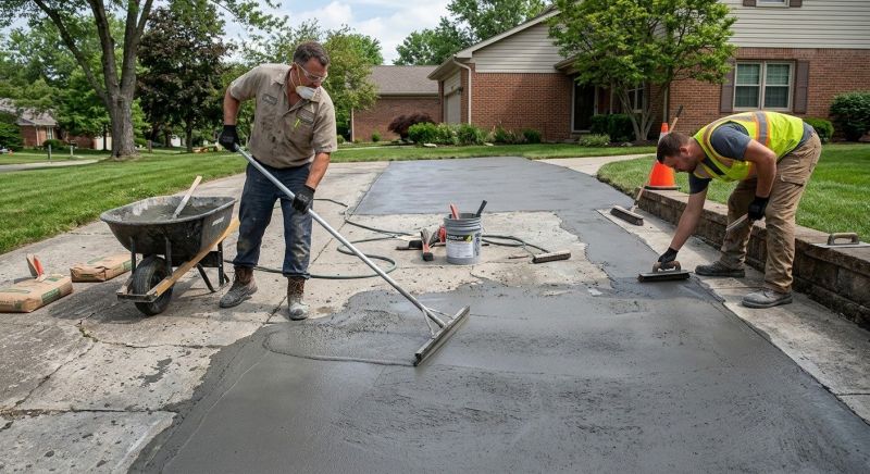 Garage Concrete Resurfacing in Corpus Christi, TX