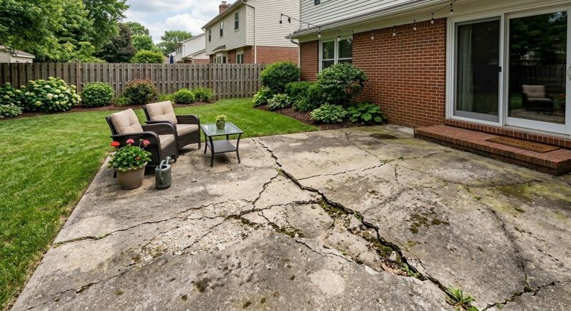 Patio Slab Repair in Corpus Christi, TX