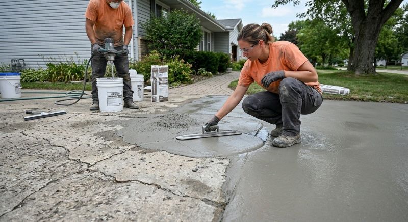 Basement Concrete Resurfacing in West Des Moines, IA
