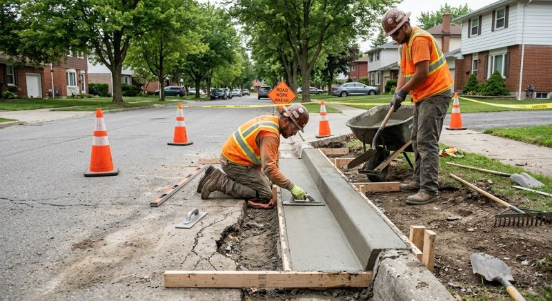 Concrete Curbing Repair in Miami Dade County, FL