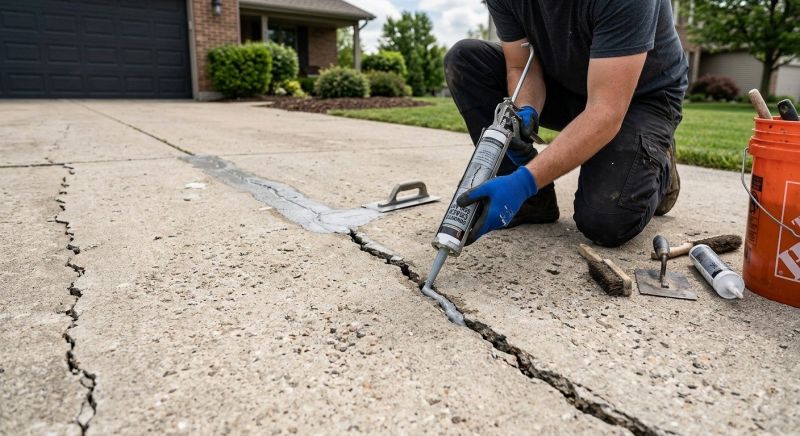 Concrete Driveway Patching in Corpus Christi, TX