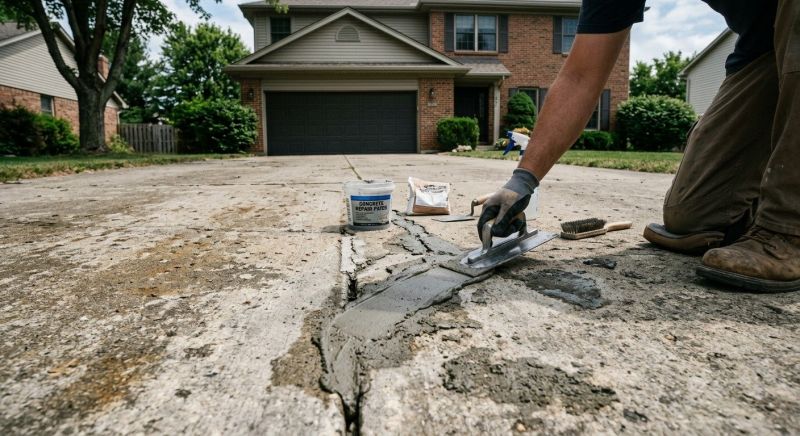 Concrete Driveway Patching in Des Moines, IA