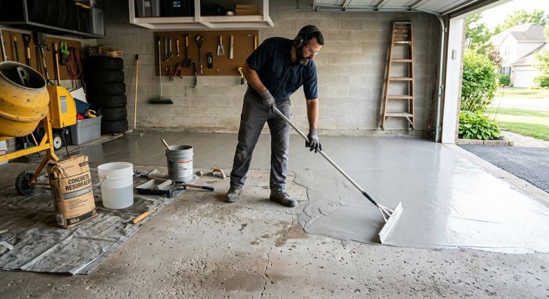 Concrete Floor Resurfacing in Des Moines, IA