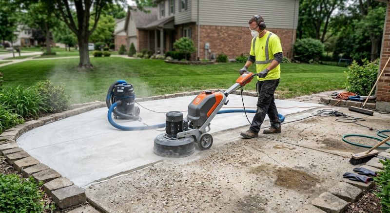 Concrete Patio Refinishing in Corpus Christi, TX