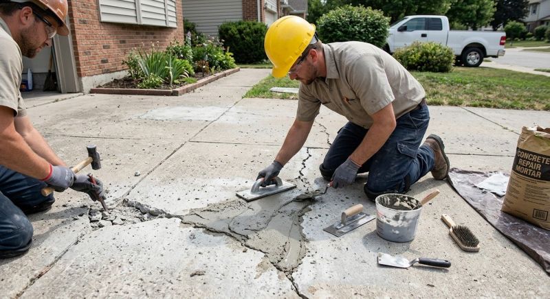 Concrete Spalling Repair in Des Moines, IA