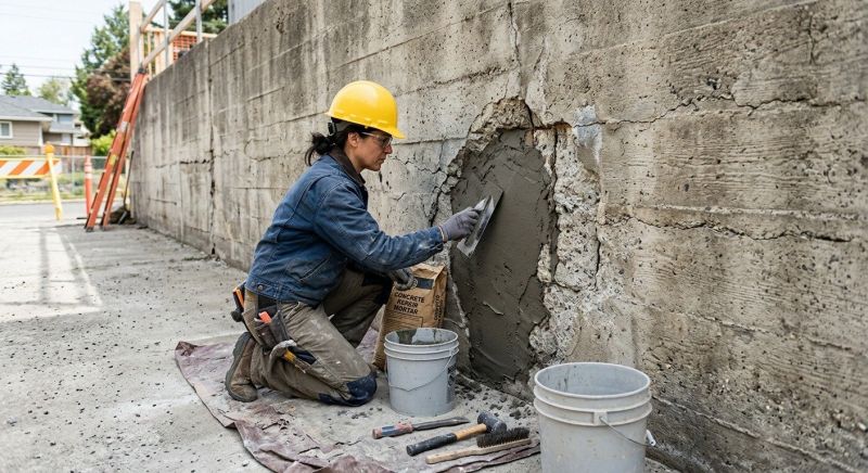 Concrete Wall Repair in Corpus Christi, TX