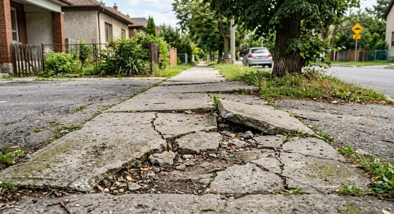 Cracked Sidewalk Repair in Miami Dade County, FL