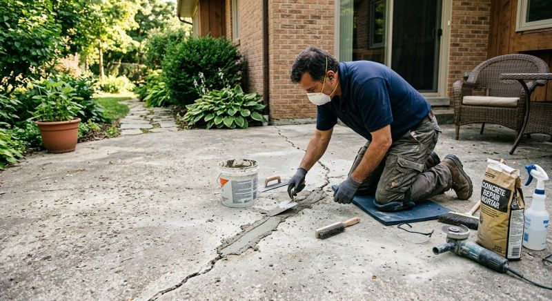 Entryway Concrete Repair in Corpus Christi, TX