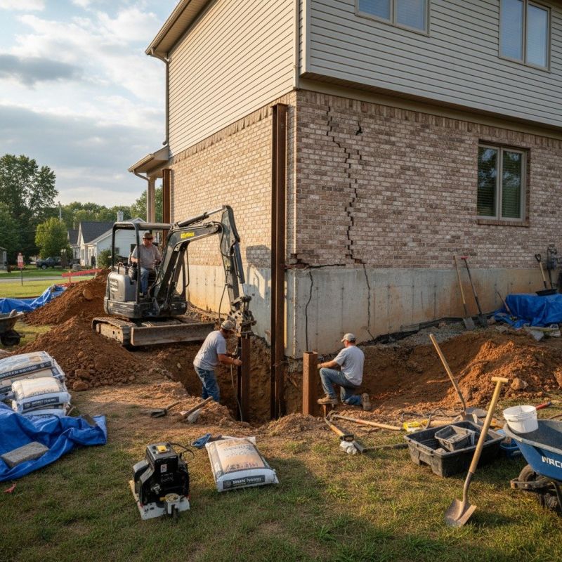 Exterior Foundation Repair in Tampa, FL