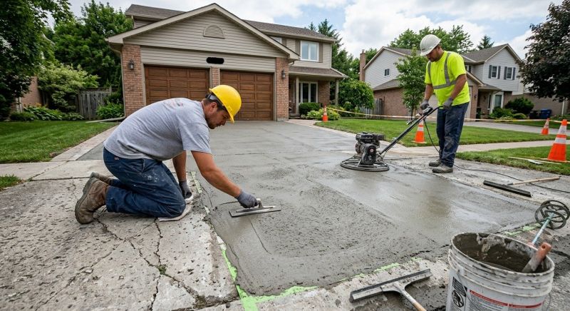 Garage Concrete Resurfacing in Corpus Christi, TX