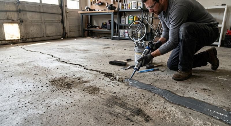 Garage Crack Repair in Corpus Christi, TX