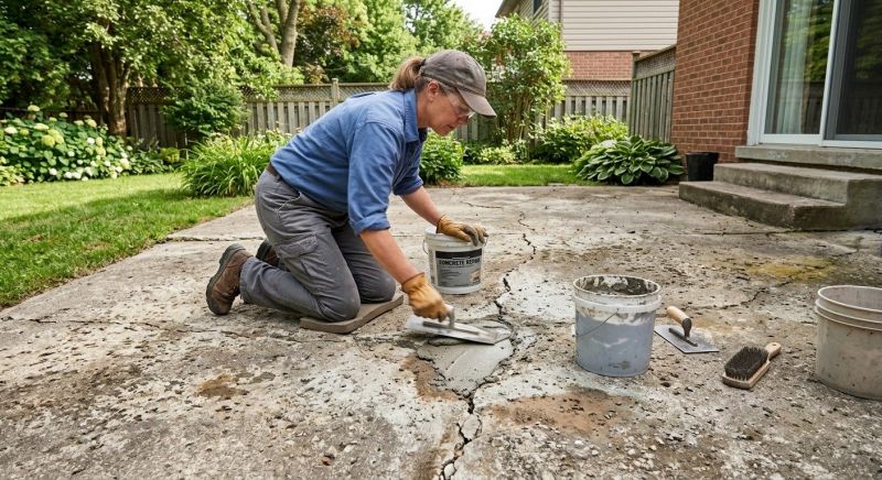 Patio Slab Repair in Des Moines, IA