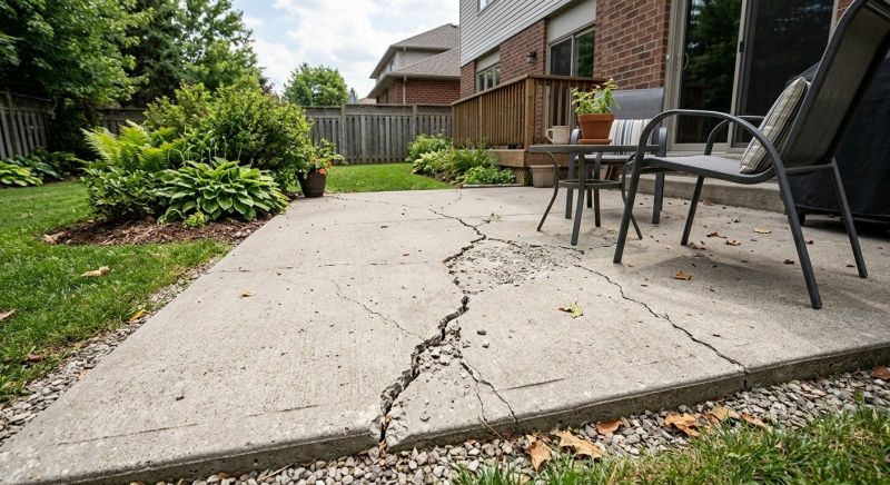 Patio Slab Repair in West Des Moines, IA