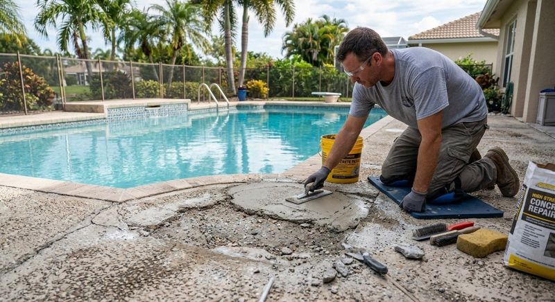 Pool Patio Repair in Corpus Christi, TX