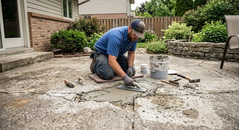 Porch Crack Repair in Corpus Christi, TX
