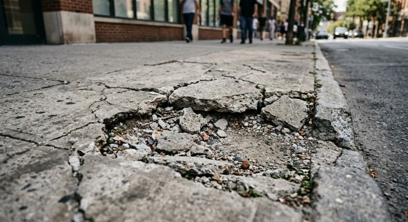 Sidewalk Repair in Des Moines, IA